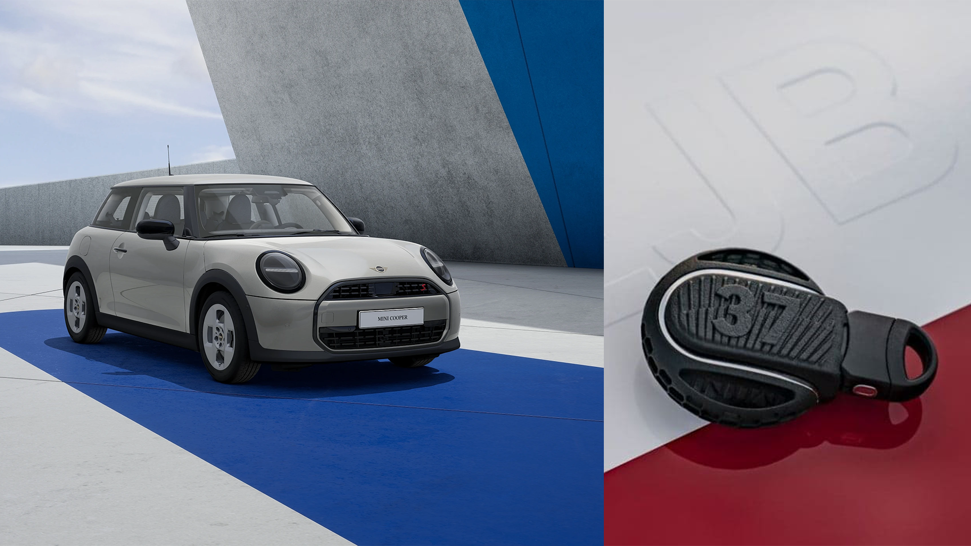 3d-print I fordonsindustrin visualiserat genom 3d-printad detalj för en Mini Cooper.